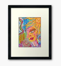 The Love-Light in The Crops Framed Print