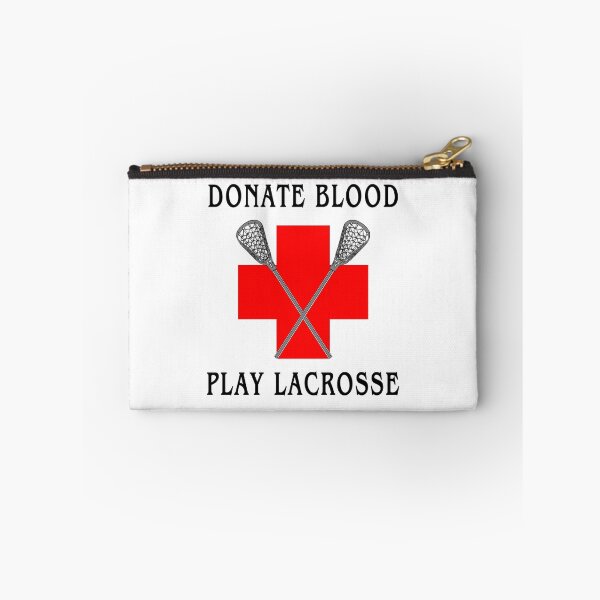 Item preview, Lacrosse Donate Blood Play Lacrosse designed and sold by SportsT-Shirts.
