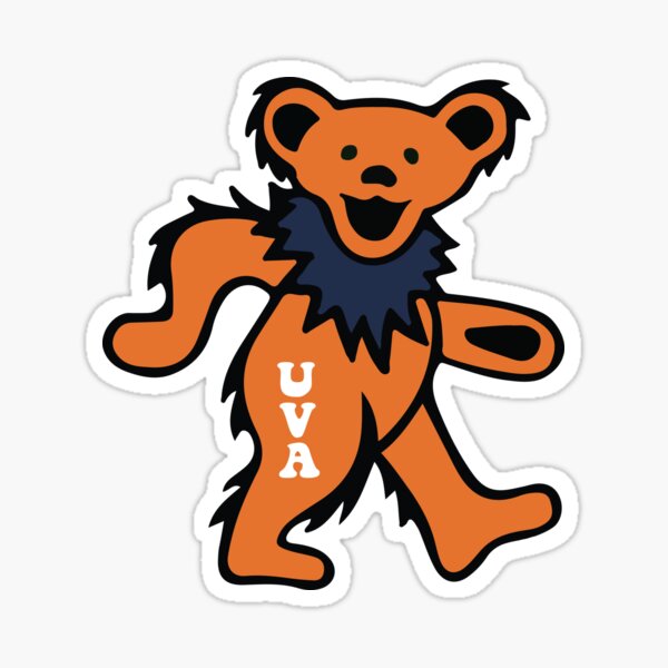 uva bear Sticker