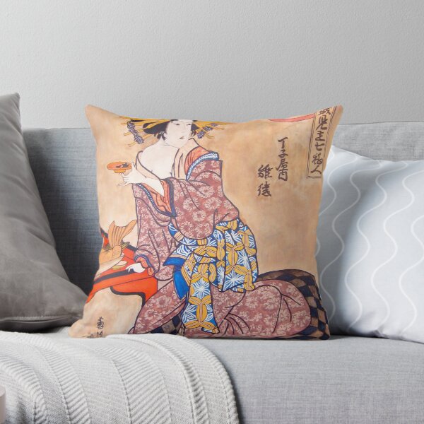 Sipping Sonda Throw Pillow