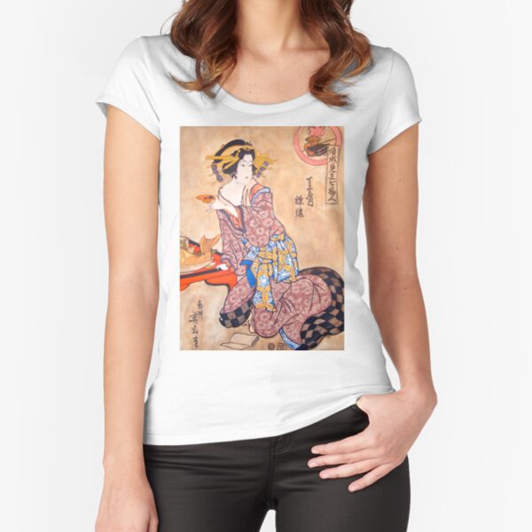 Sipping Sonda Fitted Scoop T-Shirt