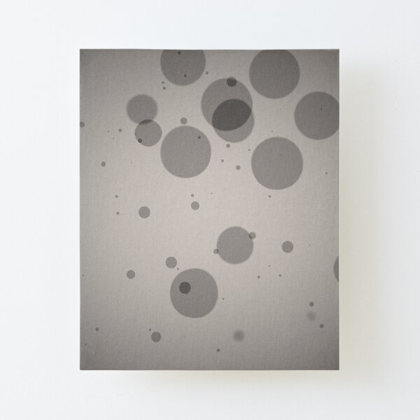 Pretty Blotches Canvas Mounted Print