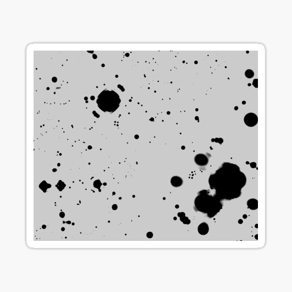 Ink Blotches Sticker
