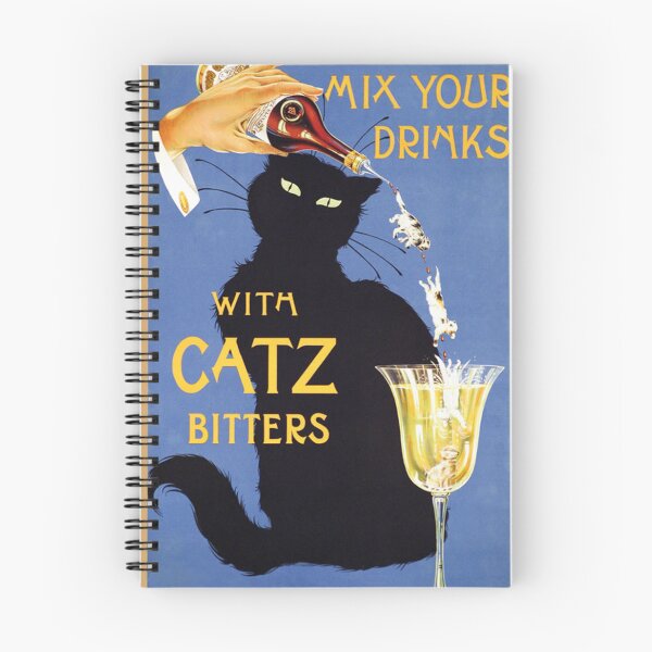 Item preview, Catz Bitters, Vintage Beverage Poster designed and sold by vintagevivian.