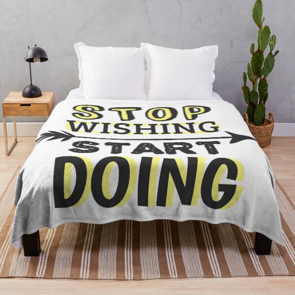 Item preview, Stop Wishing Start Doing designed and sold by Starquake.
