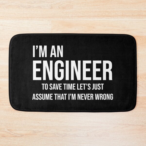 Item preview, I'm an Engineer (White) designed and sold by TheLastStand.