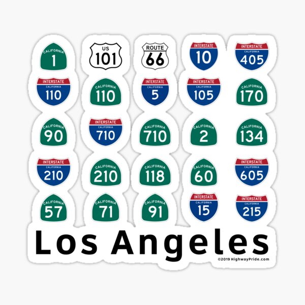 Item preview, Los Angeles Freeways designed and sold by highwaypride.