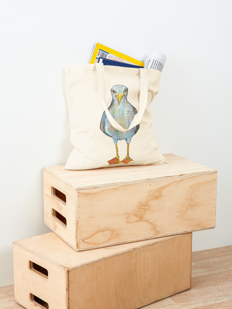Alternate view of Gull on blank background Tote Bag