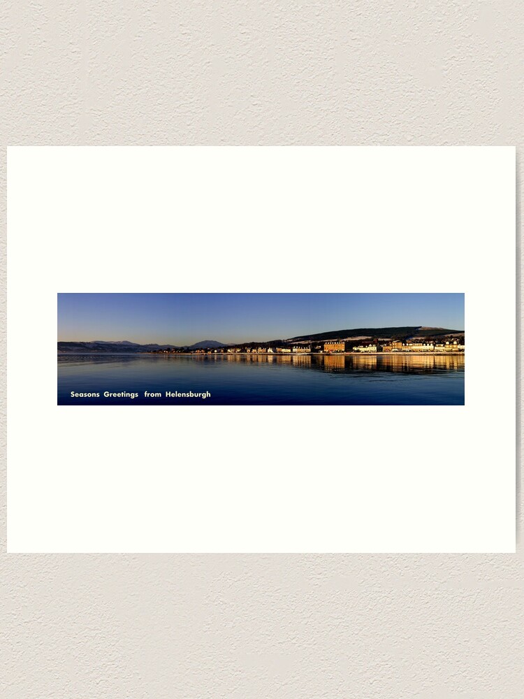 Alternate view of Greetings from Helensburgh Art Print