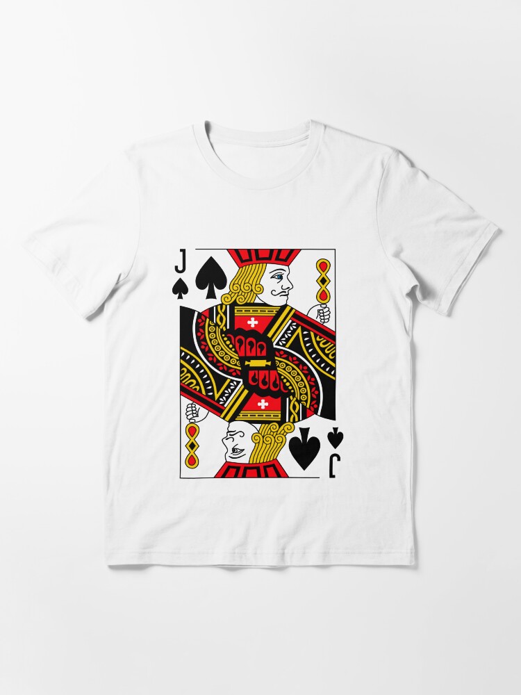 classic fit poker print shirt