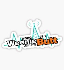 Weenie And The Butt Sticker