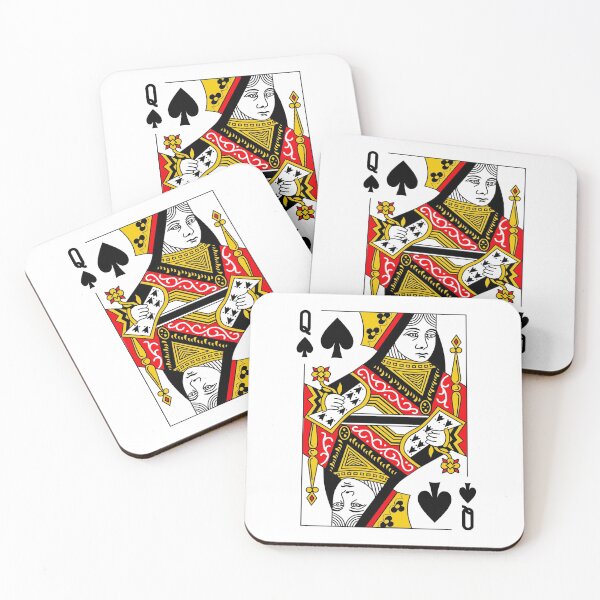 Item preview, Reina de espadas Baraja de cartas clásica Casino Poker Q Spades designed and sold by fermo.