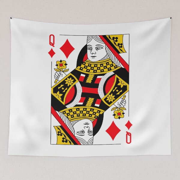 Item preview, Queen of Diamonds Classic Card Deck Casino Poker Q Diamonds designed and sold by fermo.