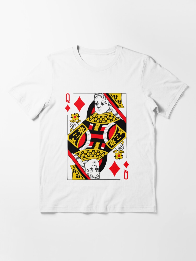 classic fit poker print shirt