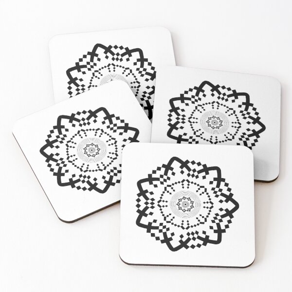 Item preview, Aztec Mandala [BW] designed and sold by Daniel Bevis Design.