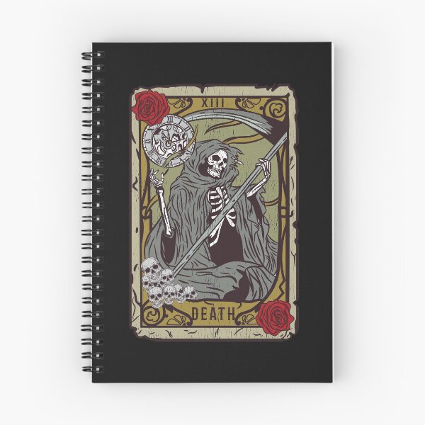 Item preview, Vintage Death Tarot Card I Occult Skull Reaper print designed and sold by biNutz.