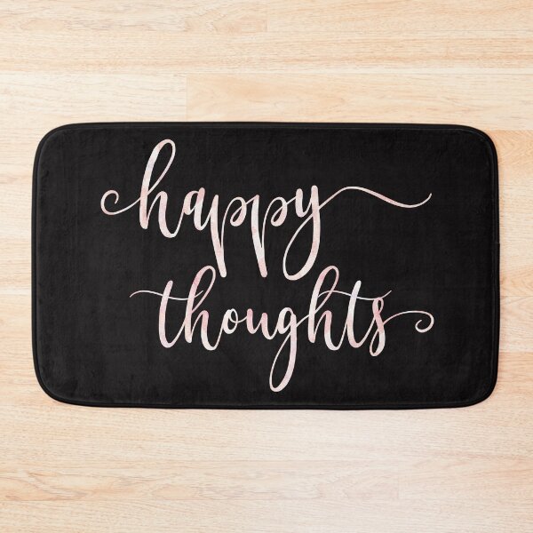 Item preview, Happy Thoughts Inspirational Quote designed and sold by knightsydesign.