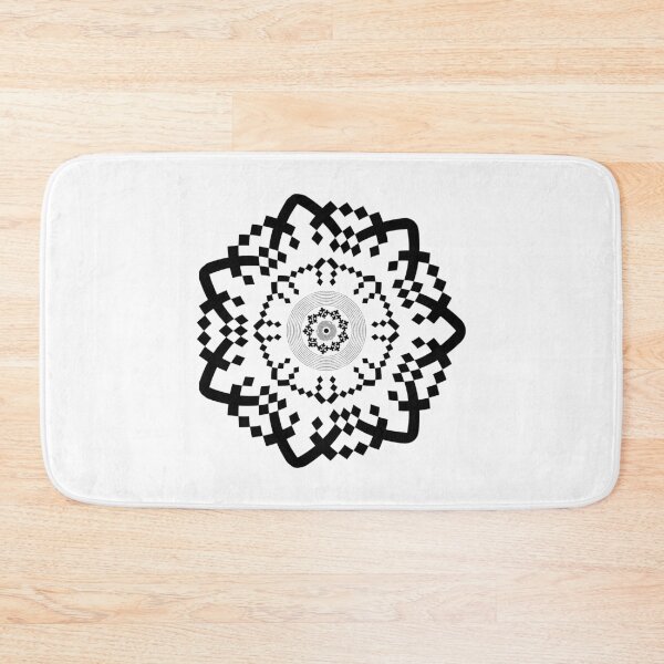 Item preview, Aztec Mandala [BW] designed and sold by Daniel Bevis Design.