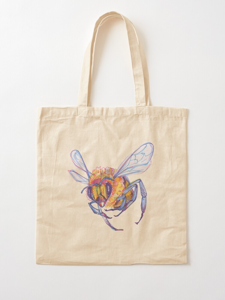 Alternate view of Bee drawing - 2013 Tote Bag