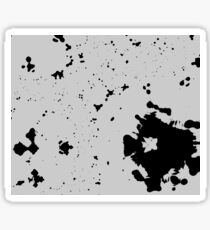 Dimgray Blotches Sticker