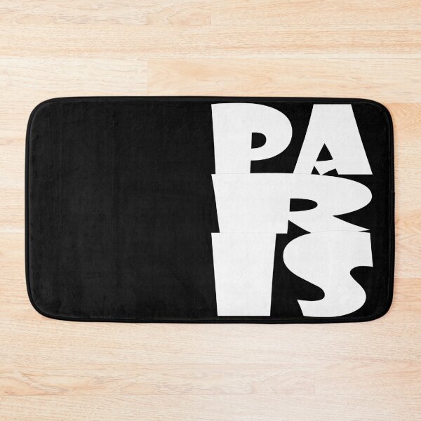 Item preview, Paris logo in white designed and sold by Robert Elfferich.