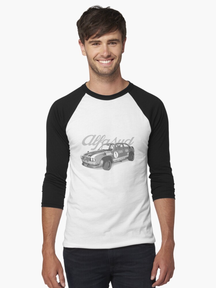 Thumbnail 1 of 3, Baseball ¾ Sleeve T-Shirt, Trofeo Alfasud designed and sold by evanbottcher.
