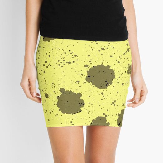 Stylish Blotches Mini Skirt