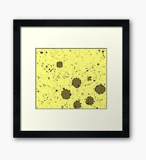 Stylish Blotches Framed Print