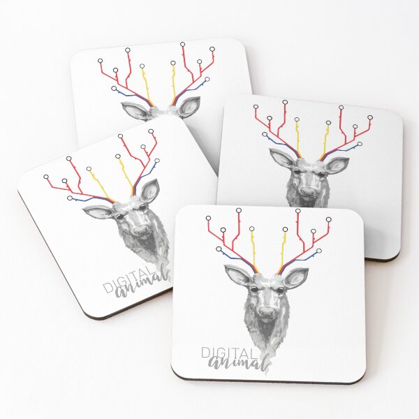 Item preview, [ Metro Deer ] Digital Animal designed and sold by Jan Bayer.