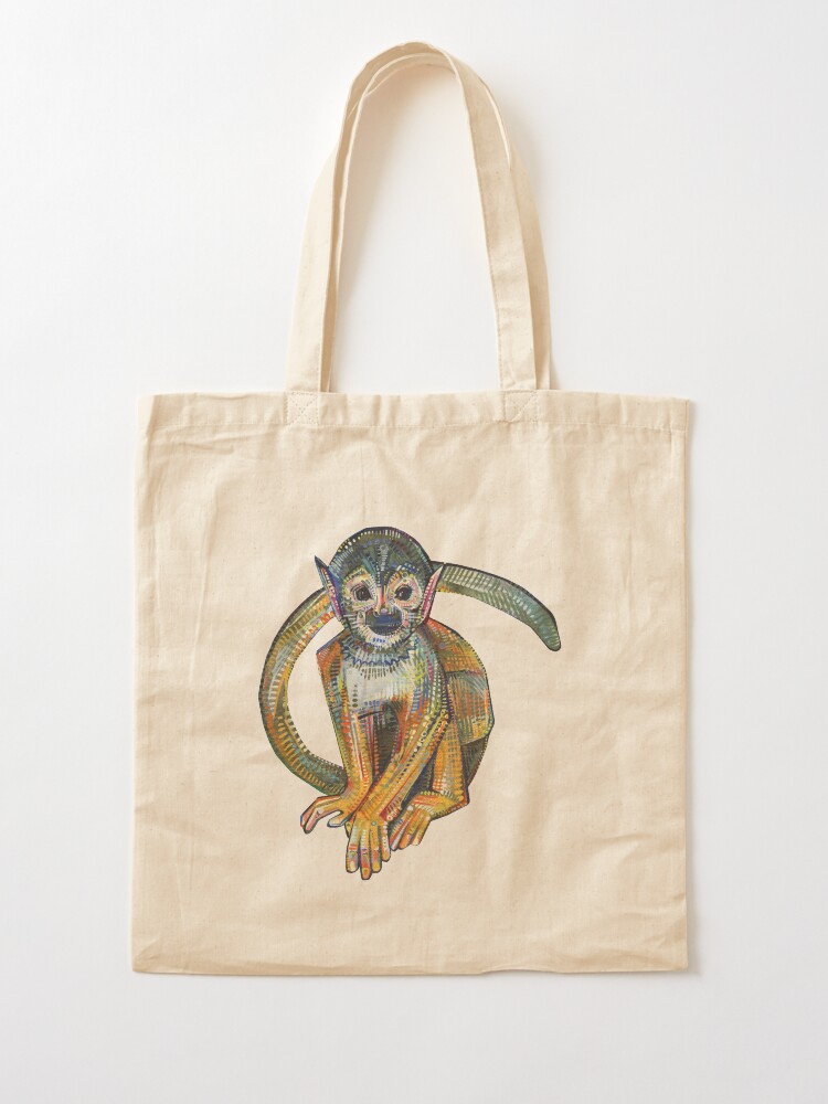 Alternate view of Squirrel monkey painting - 2015 Tote Bag
