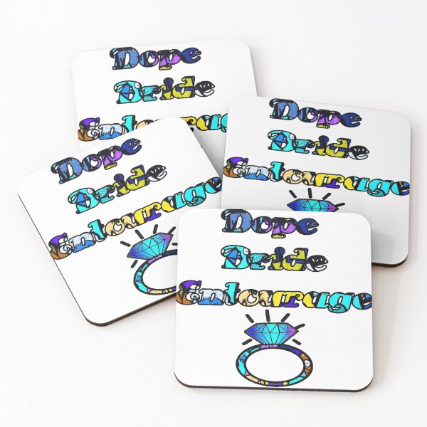 Item preview,  Dope Bride Entourage Graffiti Wedding Ring Design designed and sold by artbyomega.
