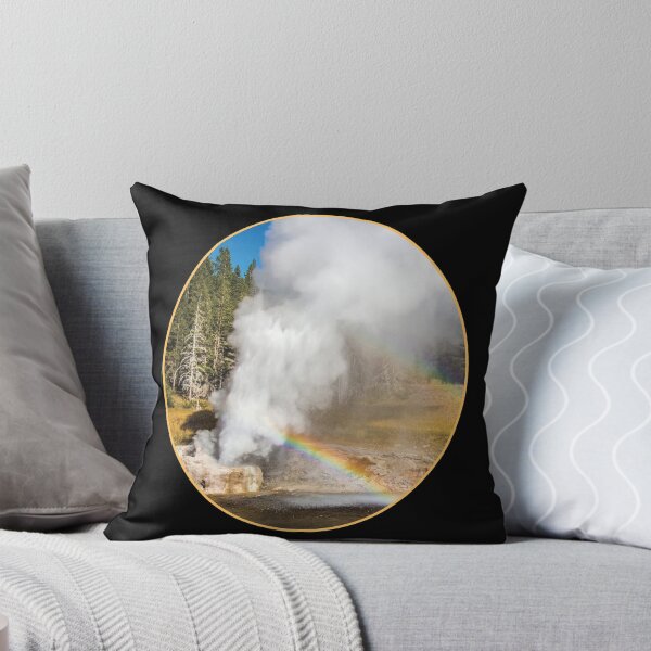 Item preview, RIverside Geyser, Double Rainbow, Upper Geyser Basin, Yellowstone National Park designed and sold by AvocaSpring.