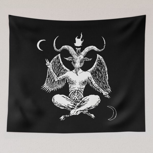 Item preview, Baphomet Satanic Hellish Royalty by KRAFTD designed and sold by kraftd.