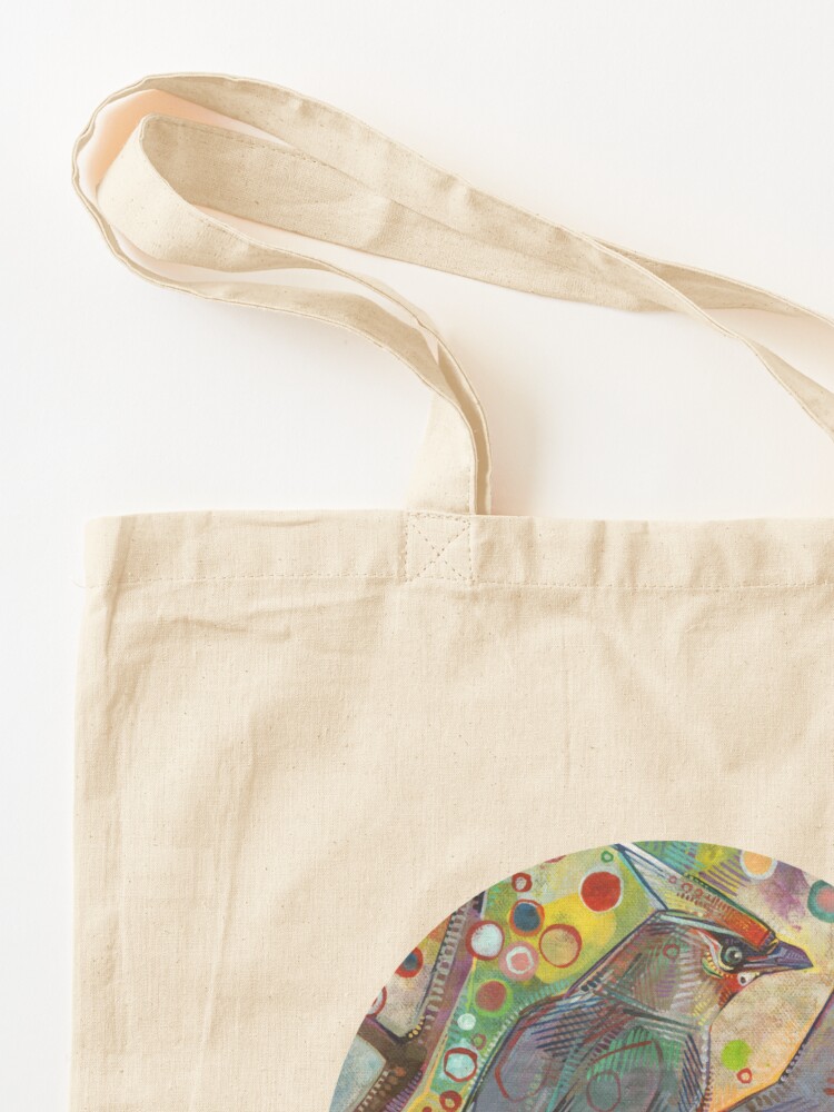 Alternate view of Bohemian Waxwing Painting - 2015 Tote Bag