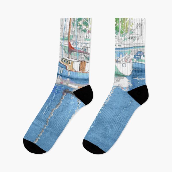 Item preview, Portishead Marina reflections designed and sold by ingridslatter.