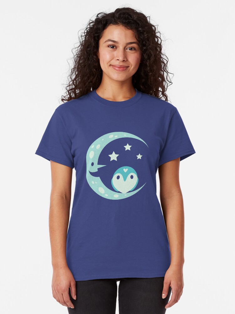 Alternate view of The Owl and the Moon Classic T-Shirt