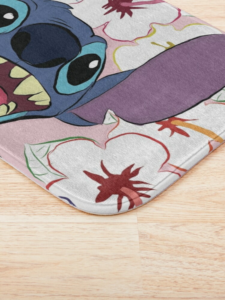 Aloha Stitch Bath Mat for Sale by Celisa Lynn