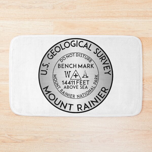 Item preview, BENCHMARK MOUNT RAINIER NATIONAL PARK WASHINGTON USGS GEOCACHING HIKING CLIMBING designed and sold by DESTINATIONS DECAL.