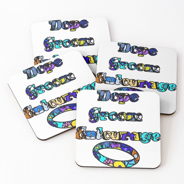 Item preview, Dope Groom Entourage Graffiti Wedding Ring Design designed and sold by artbyomega.