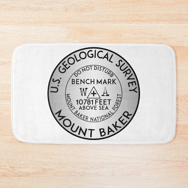 Item preview, BENCHMARK MOUNT BAKER NATIONAL PARK WASHINGTON USGS GEOCACHING HIKING CLIMBING designed and sold by DESTINATIONS DECAL.