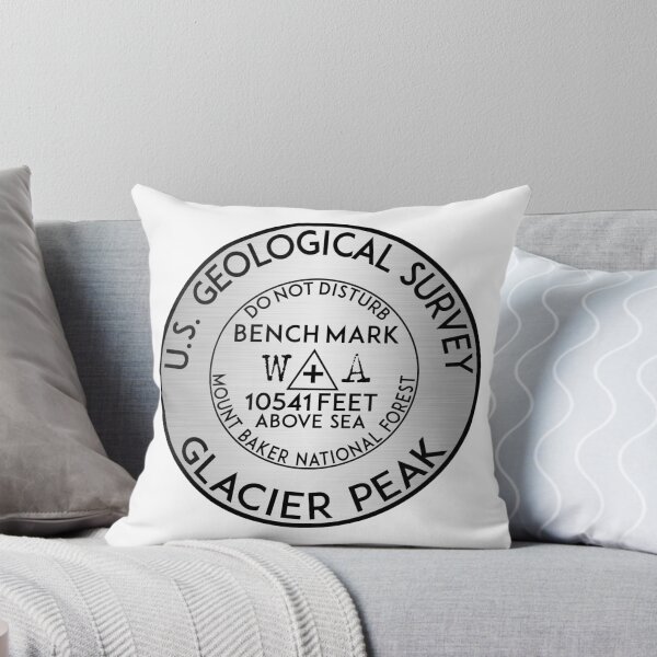 Item preview, BENCHMARK GLACIER PEAK WASHINGTON USGS GEOCACHING HIKING CLIMBING designed and sold by DESTINATIONS DECAL.
