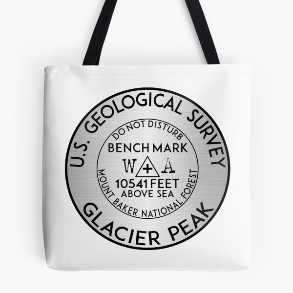 Item preview, BENCHMARK GLACIER PEAK WASHINGTON USGS GEOCACHING HIKING CLIMBING designed and sold by DESTINATIONS DECAL.