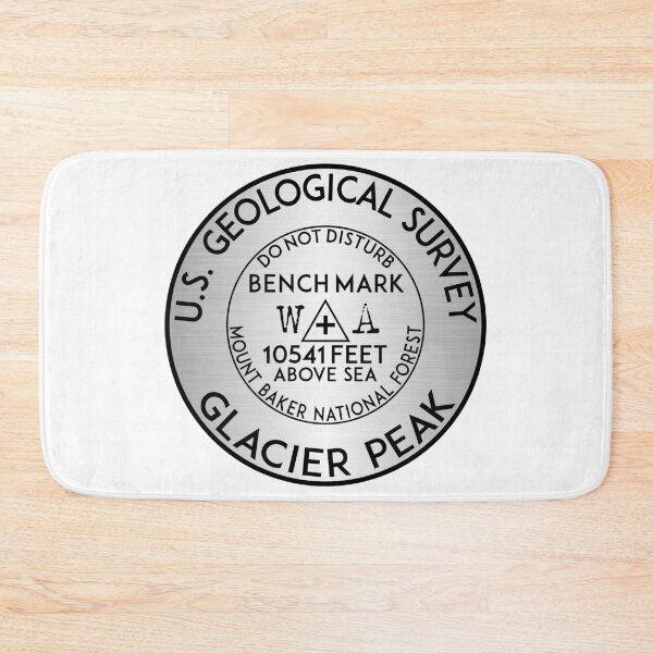 Item preview, BENCHMARK GLACIER PEAK WASHINGTON USGS GEOCACHING HIKING CLIMBING designed and sold by DESTINATIONS DECAL.