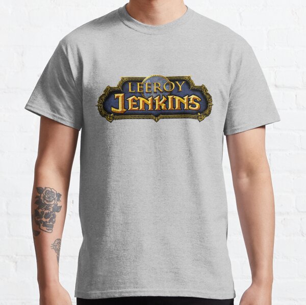 Vista previa del artículo con la obra «Leeroy Jenkins», diseñado y vendido por Retro-Freak.