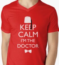Keep Calm I'm The Doctor Men's V-Neck T-Shirt