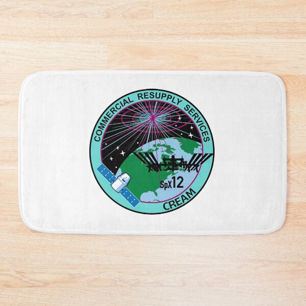 Item preview, NASA's SpX 12 "Cream" Logo designed and sold by Nikki SpaceStuffPlus.