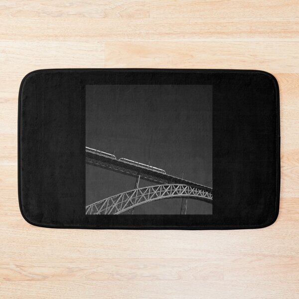 Item preview, A metro riding across the Douro river on the Dom Luís I Bridge, in Porto, Portugal designed and sold by jonathankemp.