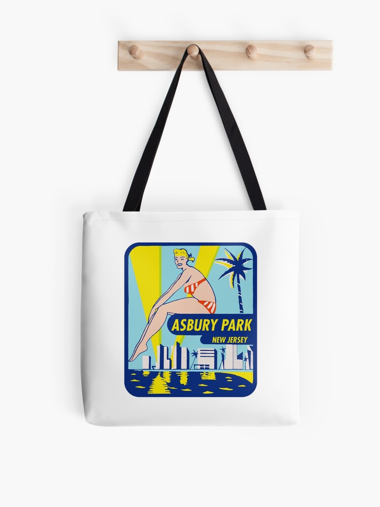 Vintage Asbury Park New Jersey Tote Bag for Sale by fearcity