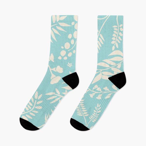 Item preview, Botanical pattern light blue designed and sold by BrankaPD.