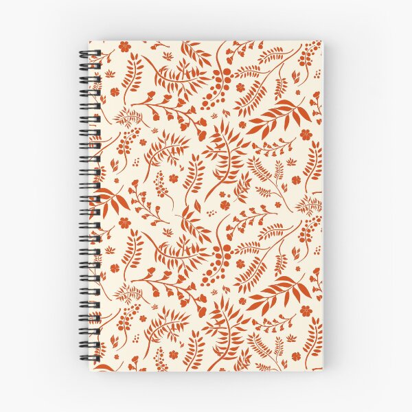 Item preview, Botanical Floral Pattern with branches, leaves and berries in orange designed and sold by BrankaPD.